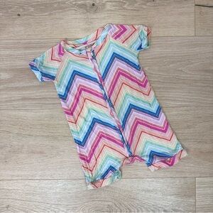Little Sleepies Colorful Chevron Shorty Zippy